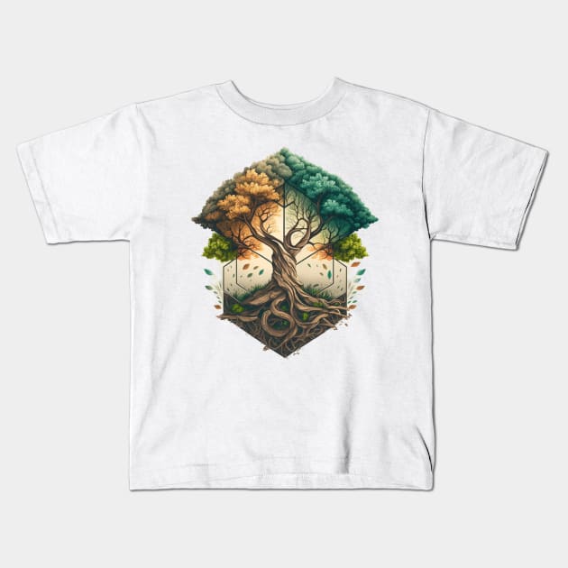 Mother Tree - Designs for a Green Future Kids T-Shirt by Greenbubble